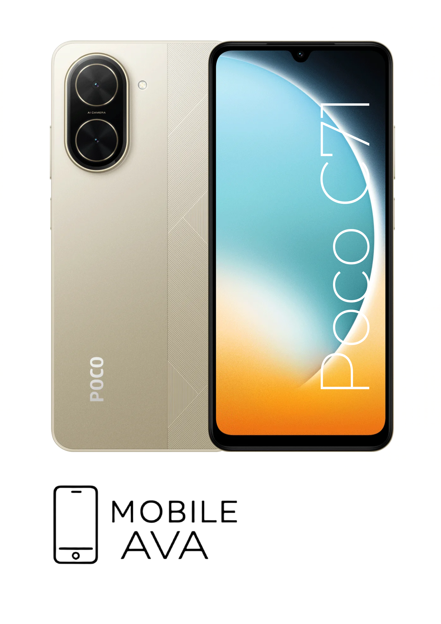 گوشی موبایل شیائومی مدل Poco C71 4G دو سیم‌کارت، ظرفیت 128 گیگابایت و رم 4 گیگابایت
