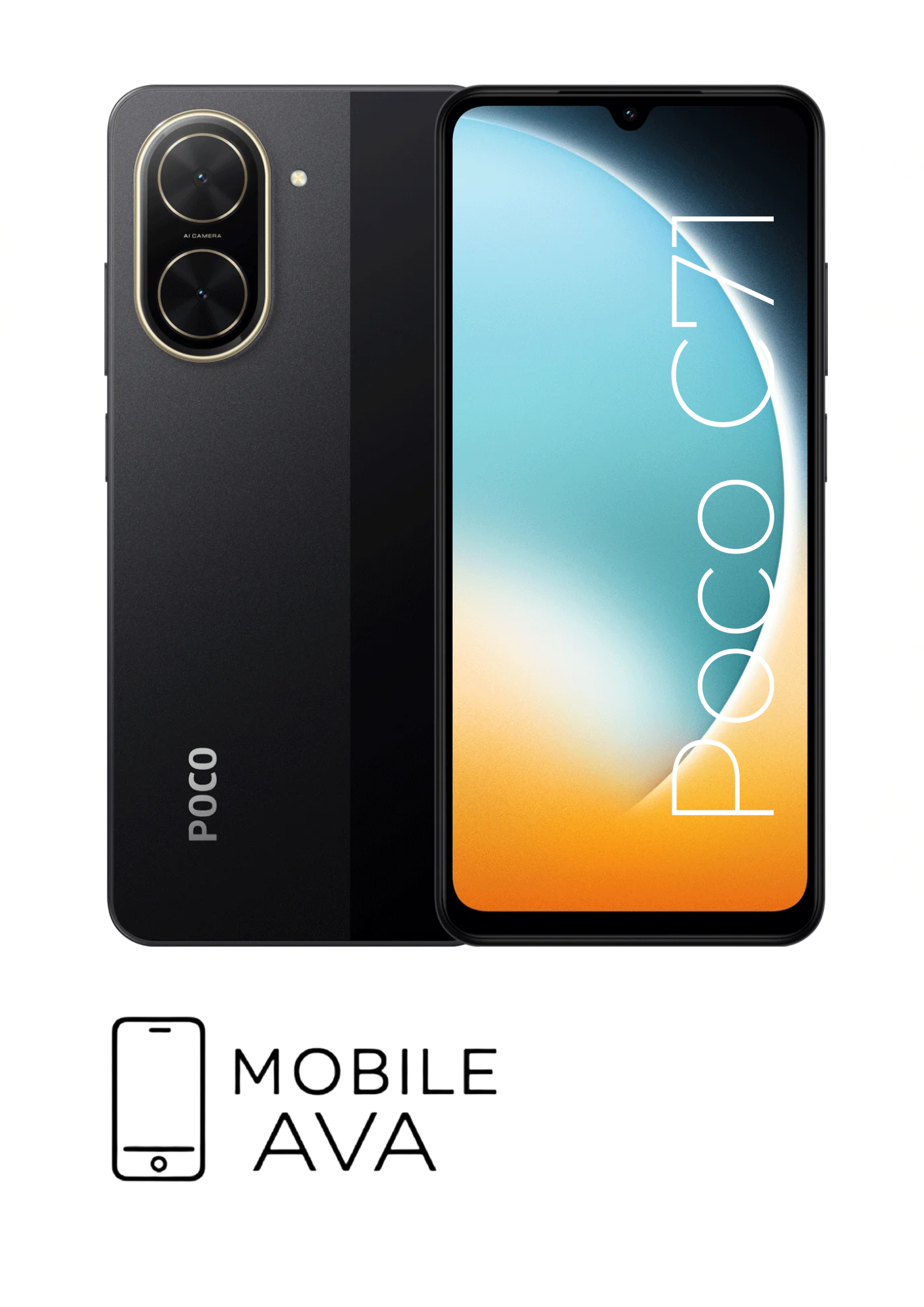 گوشی موبایل شیائومی مدل Poco C71 4G دو سیم‌کارت، ظرفیت 64 گیگابایت و رم 3 گیگابایت