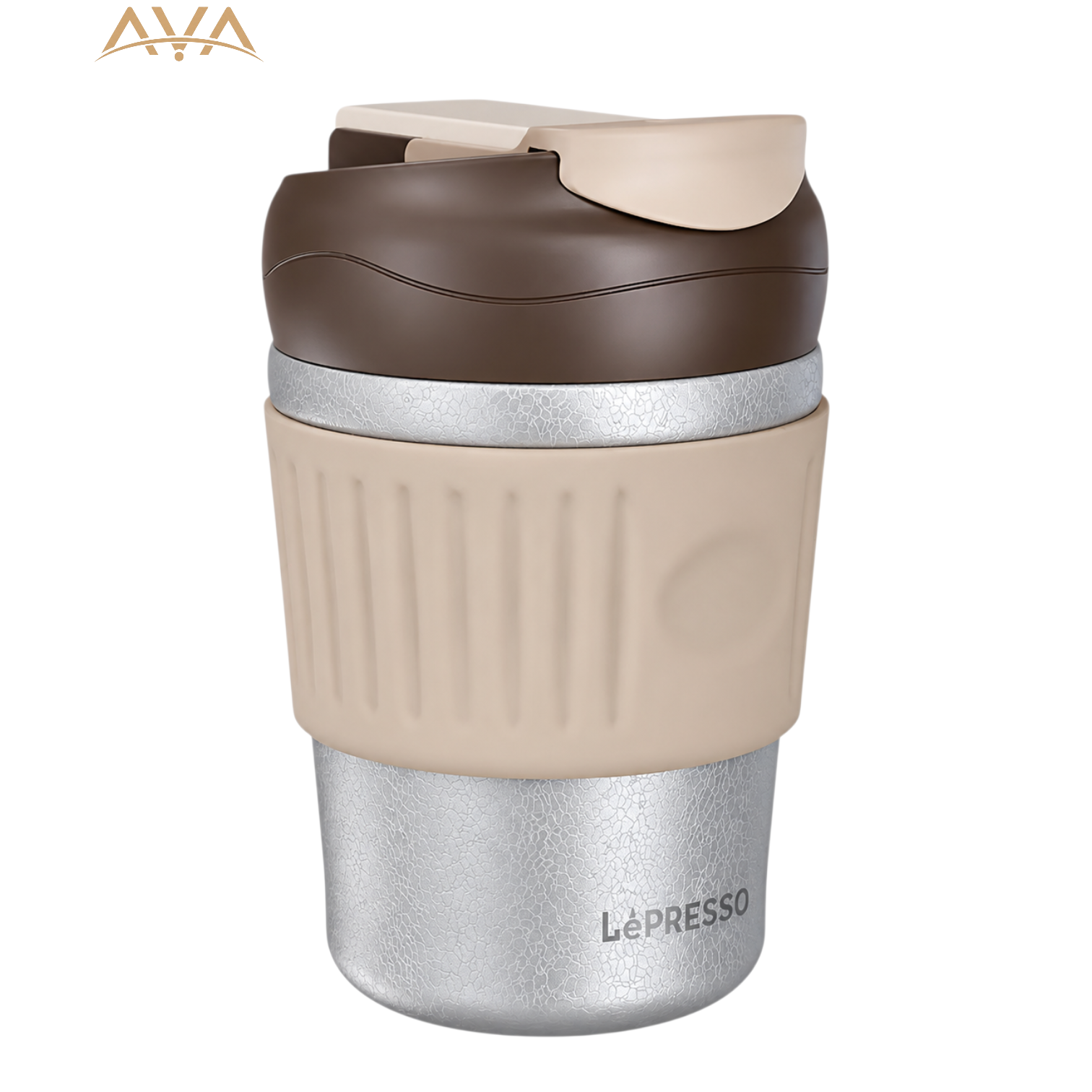 ماگ سفری عایق Lepresso Morningscape Dual Sip ظرفیت 350ml