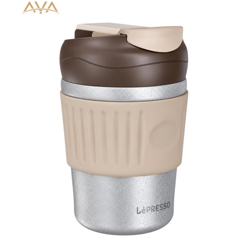 ماگ سفری عایق Lepresso Morningscape Dual Sip ظرفیت 350ml